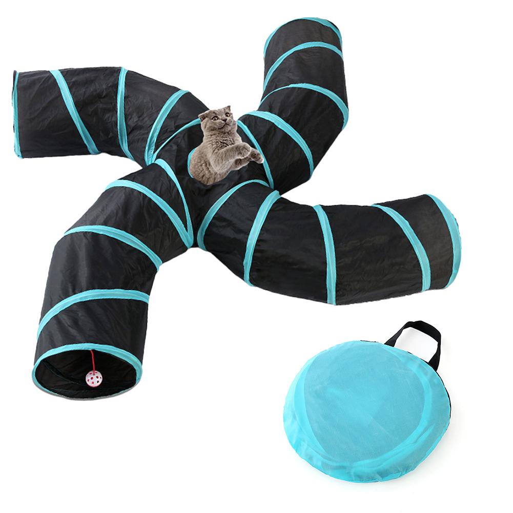 Foldable Pet Cat Tunnel